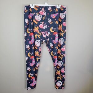 Dren Designs Nursery Rhyme Polyester Spandex Ankle Leggings Extended Plus‎ Size